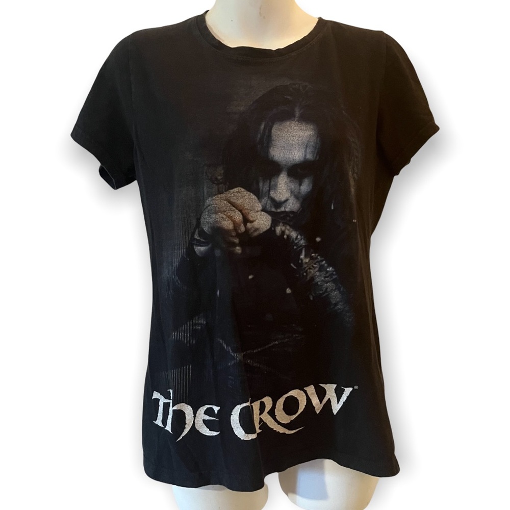 The Crow Movie Film Brandon Lee Womens Babydoll Shirt Junior XL - Picture 2 of 4